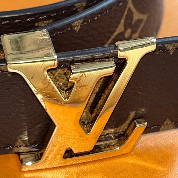 Louis Vuitton Monogram/Rose Ballerine Revers. 30mm Belt 80 - Picture 7 of 8